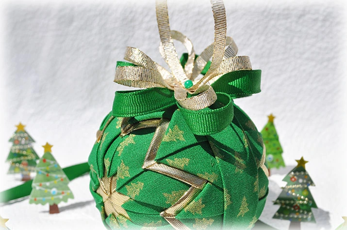 O Christmas Tree Quilted Ornament