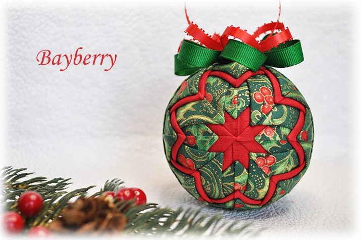 Bayberry Quilted Ornament