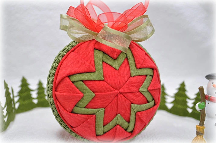 Frostys Family Quilted Ornament