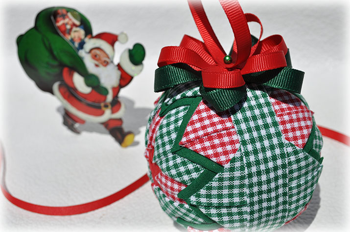 Bayberry Quilted Ornament