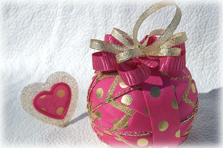 Birds of Christmas Quilted Ornament